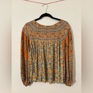 Spell Designs Bell Sleeve Blouse